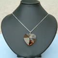 pendant large magma heart